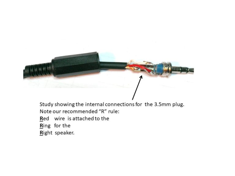 Wiring a 3.5mm Stereo Audio Plug KITSTOP