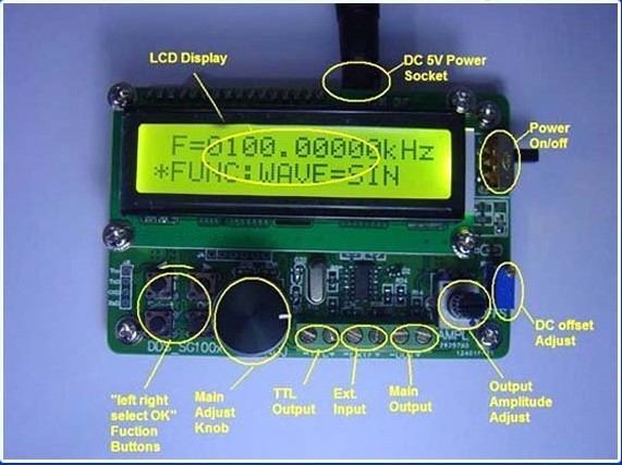 KSG1002 Function Generator Frequency Counter