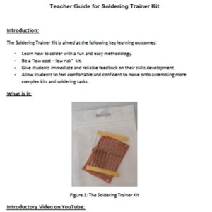 PDFT-Soldering Trainer Teacher Guide