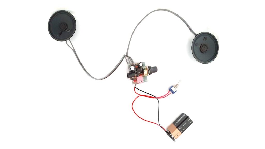 Ks3 Boom Box KSBB-08 Boom Box Project (Stereo, Super-Economy version) - KITSTOP